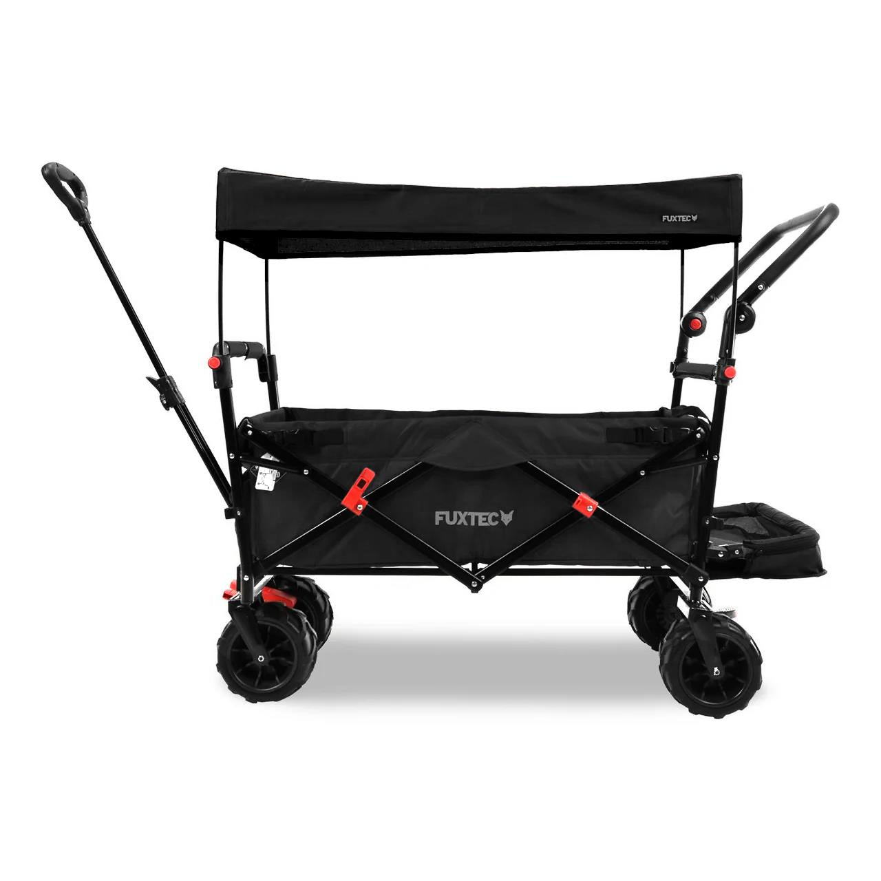 FUXTEC Strand-Bollerwagen FX-CTB800 mit UV-geschütztem Sonnendach,Schi