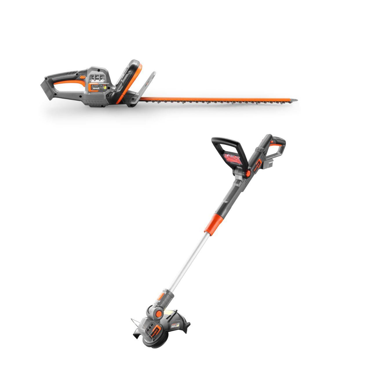 FUXTEC 20V Garten-Set FX-20VSET5 Rasentrimmer und Heckenschere
