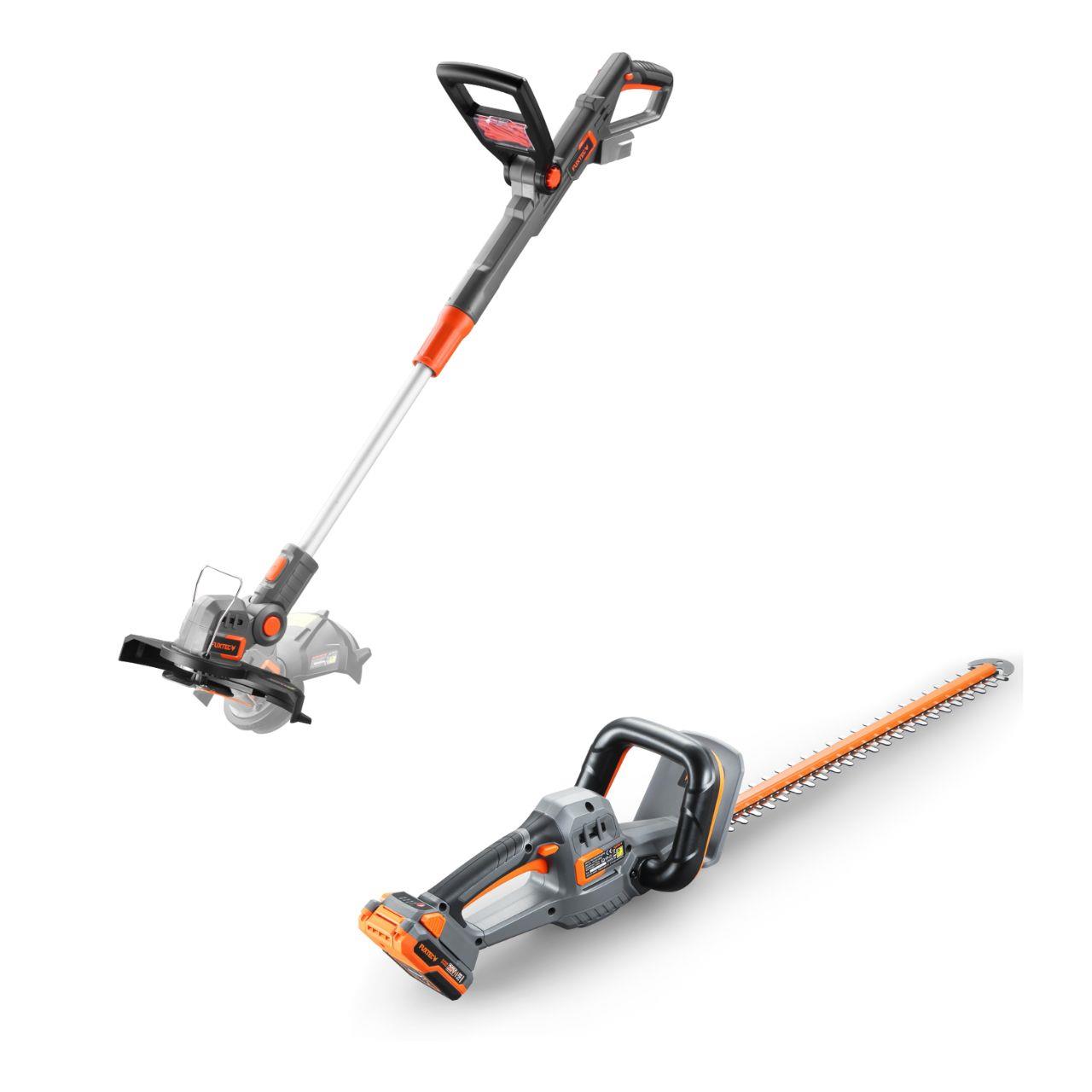 FUXTEC 20V Garten-Set FX-20VSET5 Rasentrimmer und Heckenschere