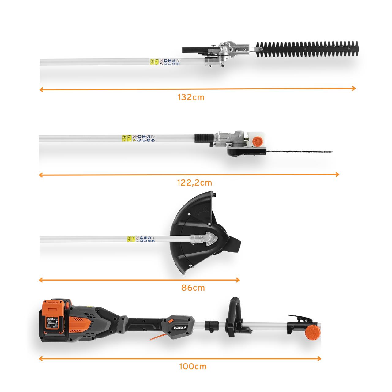 3in1 Multitool 40V FX-E2MTSET mit 2 Akkus