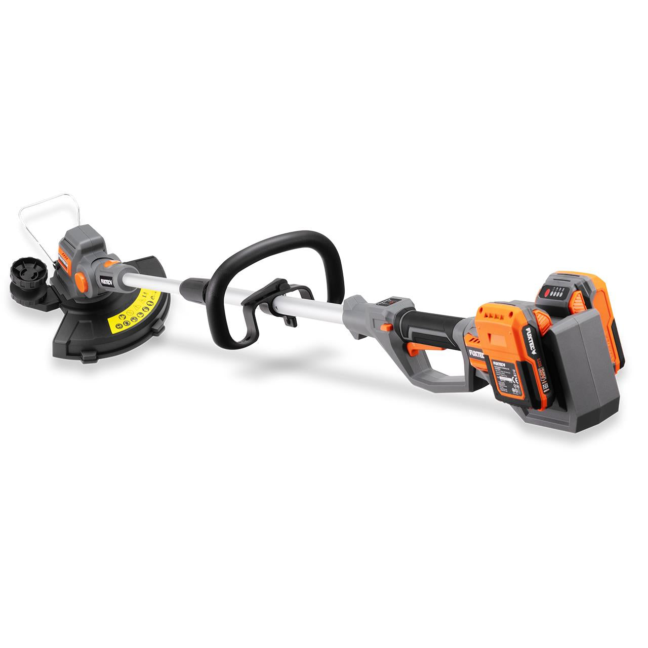 Akku Rasentrimmer FX-E2RTSET inkl. 2x 2Ah Akkus und 1x Doppel-Ladegerät 2,4A