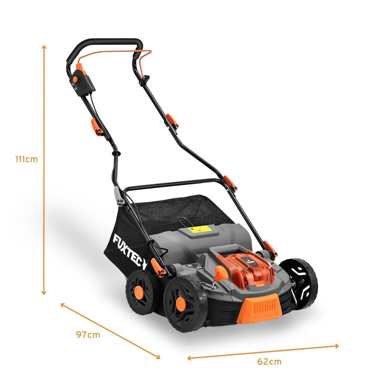 FUXTEC 40V Akku-Vertikutierer SET FX-E2VE38SET