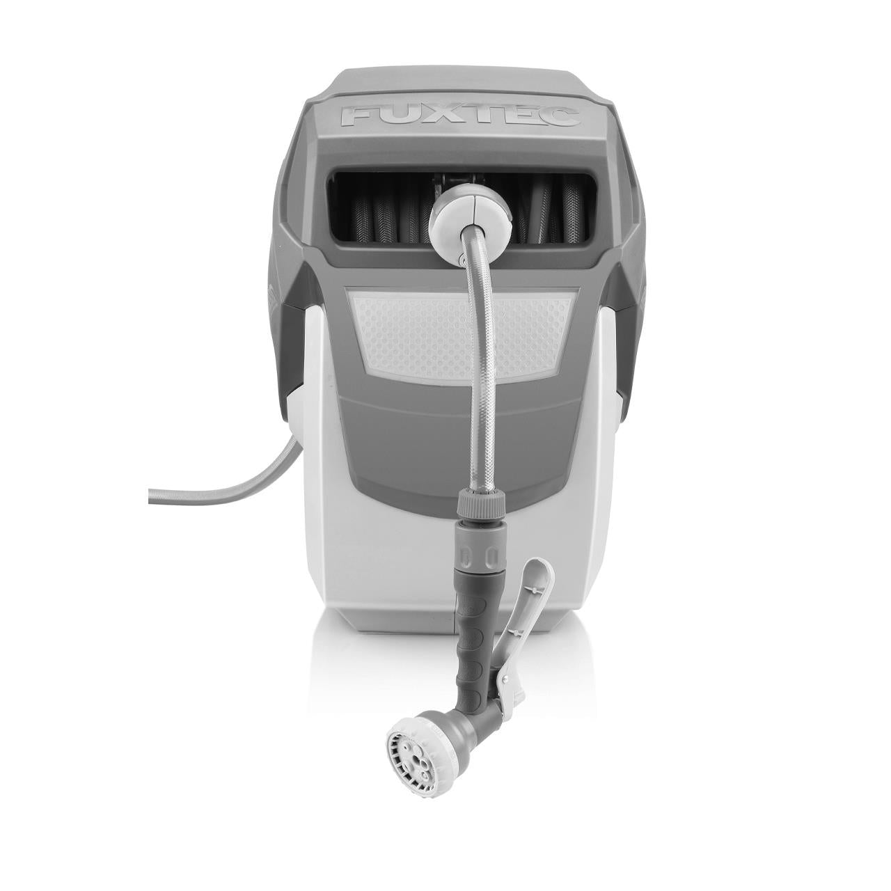 Bild 1 FUXTEC Wasserschlauchaufroller 20m rund FX-WSA20G Grau