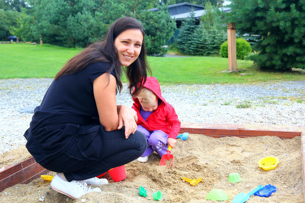 Sandkasten selber bauen Titelbild
