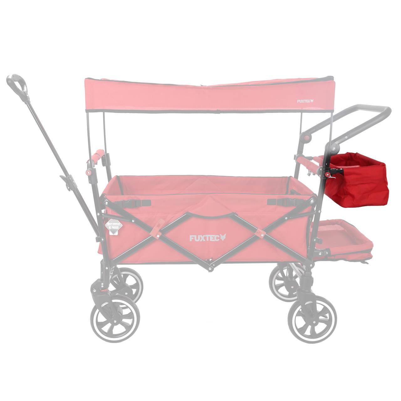 Stoffbezug Hecktasche ROT Bollerwagen CT850