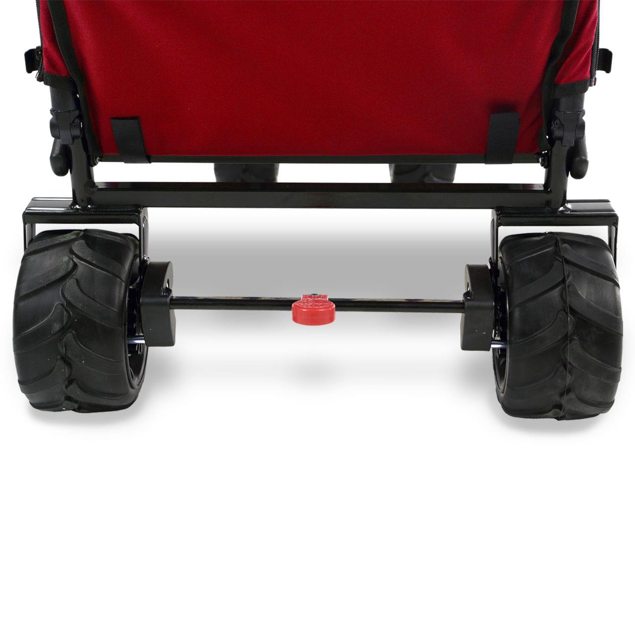 Bild 1 FUXTEC Strand-Bollerwagen FX-CTB800 mit UV-geschütztem Sonnendach,Schiebegriff & Innenraumverlängerung