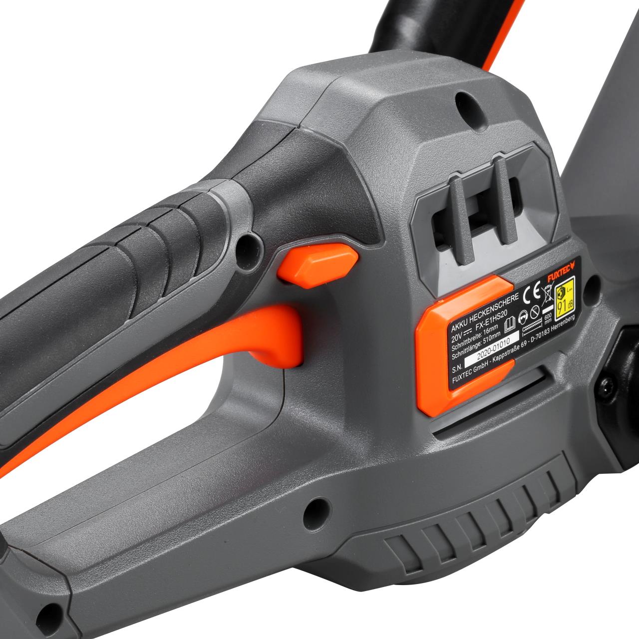 FUXTEC 20V Akku Garten-Set FX-E1RM20ECO + FX-E1HS20 mit Akku & Ladegerät