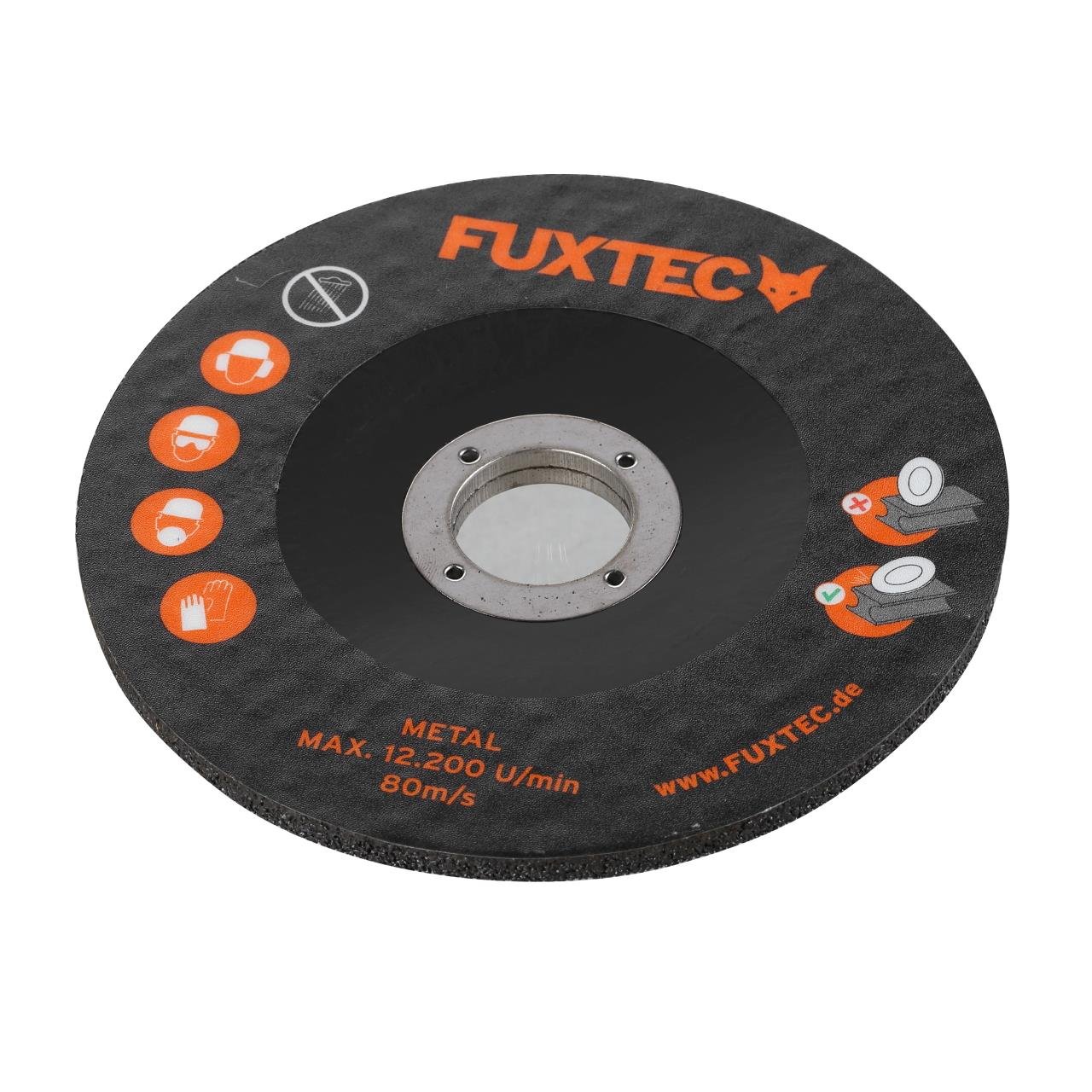 FUXTEC 20V Akku Winkelschleifer FX-E1WS20 SET mit 1 x Akku 2Ah, 1 x Ladegerät 1A