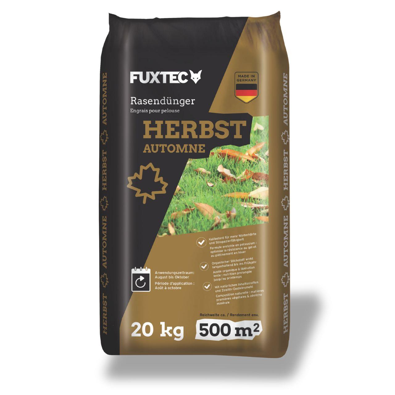 FUXTEC Herbstrasendünger FX-RDH20 20kg für 500m²