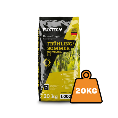 FUXTEC Rasendünger Frühjahr/Sommer FX-RDFS20 20kg für 1000qm