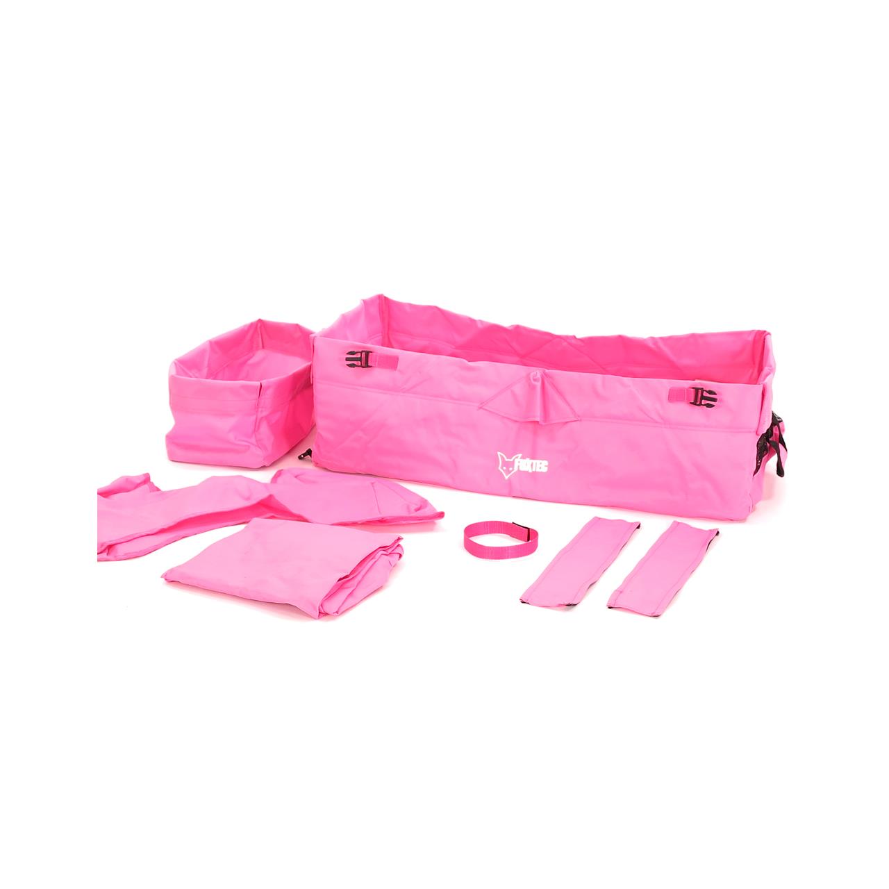 Stoff Bezug Bollerwagen komplett in Rosa / Pink CT-500